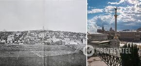Kyiv then and nowadays