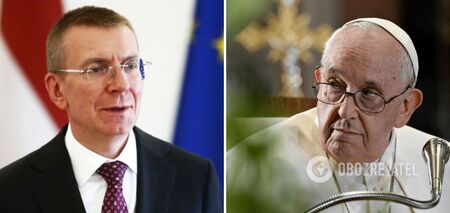 'Nie można kapitulować przed złem': prezydent Łotwy reaguje na oświadczenie papieża w sprawie 'białej flagi'