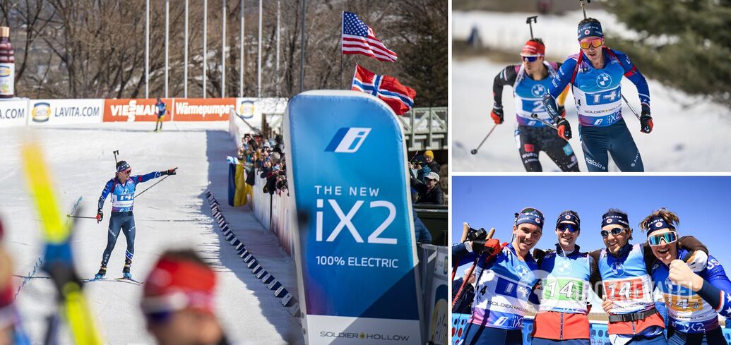 For the first time in history. The Biathlon World Cup relay ended with a sensation