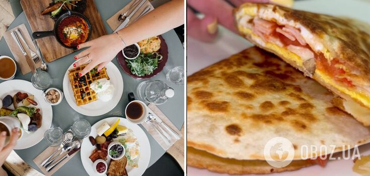 Hearty breakfast or pita bread snack: prepared in minutes