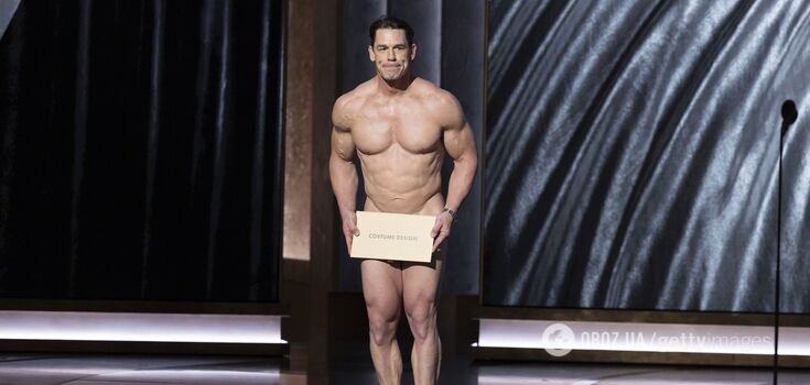 Resler-aktor John Cena wyszedł na scenę Oscarów zupełnie nagi: a oto dlaczego. fot.
