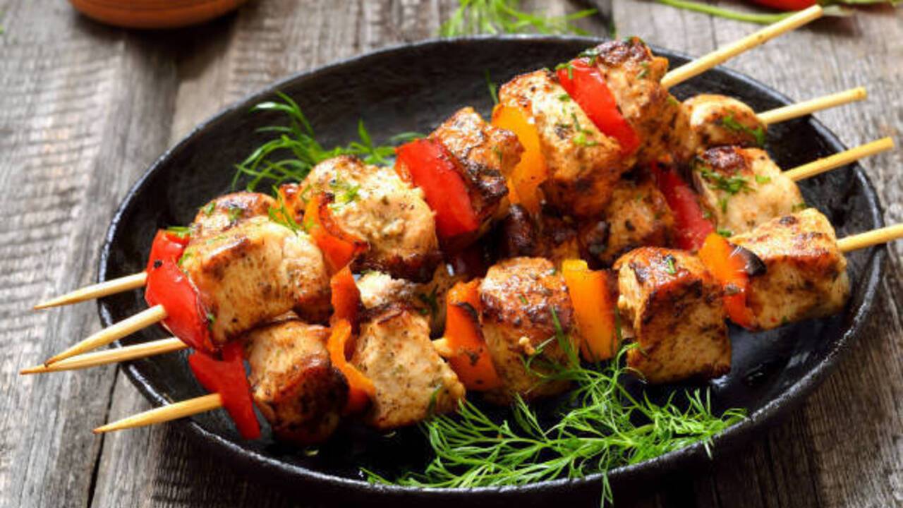 Kebab in orange marinade: it turns out to be very tender and juicy