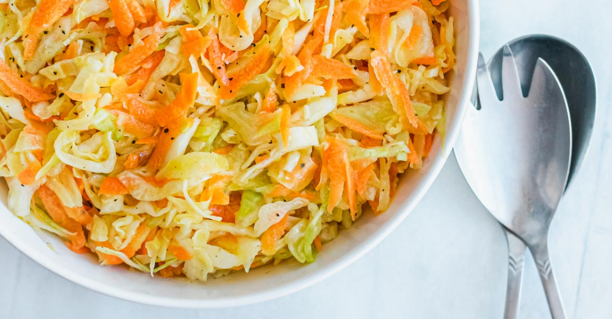 Vitamin cabbage and carrot salad: prepared without mayonnaise