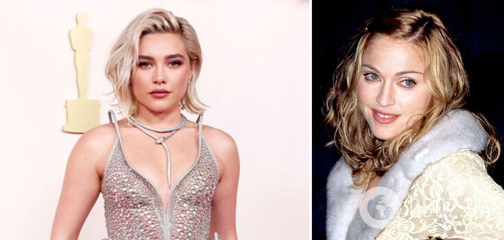 The Oppenheimer actress came to the Oscars 2024 with a Madonna-style hairstyle, which is called a masterpiece of the 90s. Photo