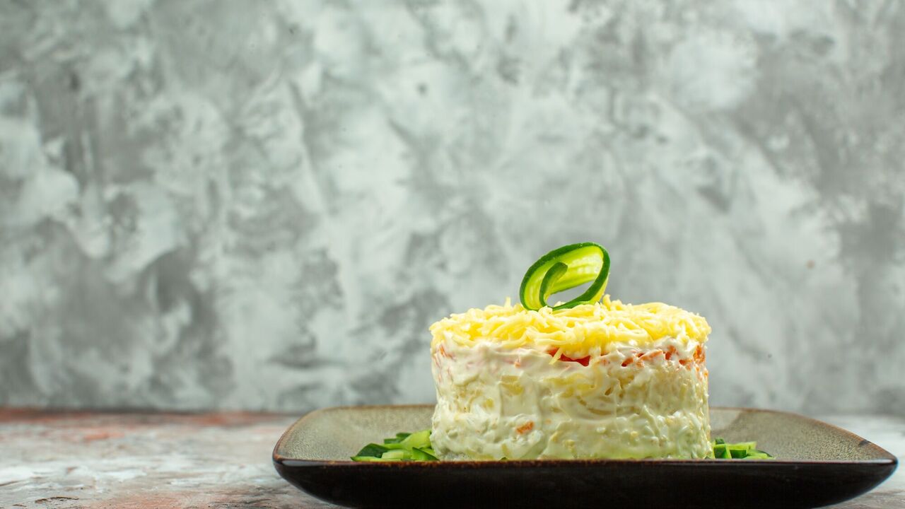 Crab salad in a new way: how to make