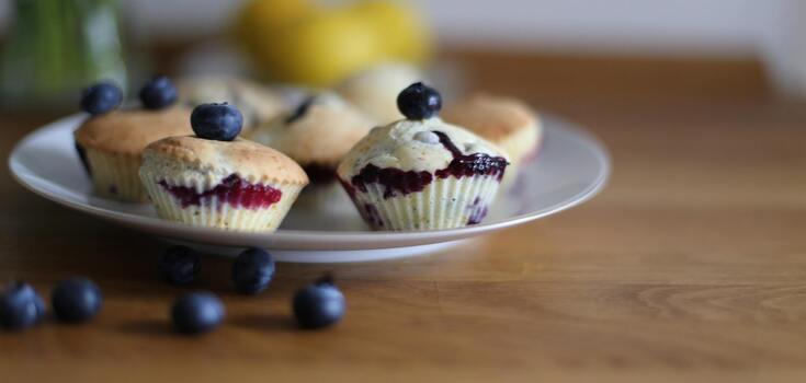 Muffinki owsiane z jogurtem bez jajek i pieczenia