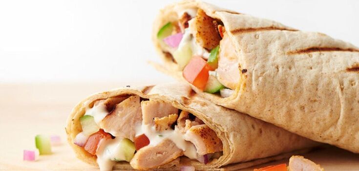 Juicy homemade chicken shawarma: recipe without mayonnaise and ketchup