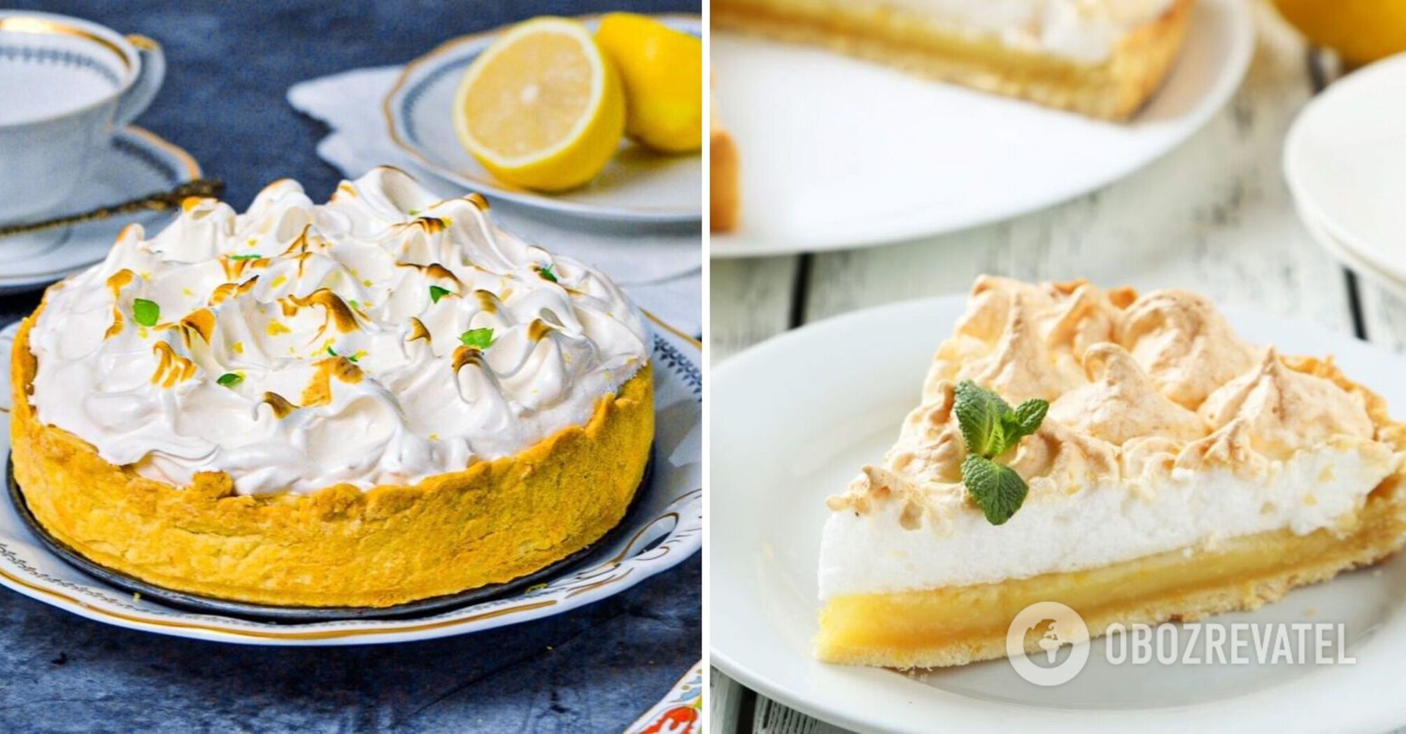 Delicious cream pie for tea