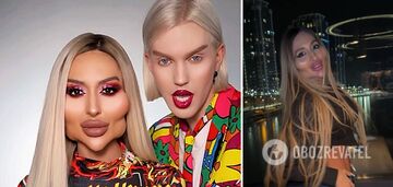 What the Ukrainian woman with the world's largest cheekbones looks like without makeup. Photos and videos