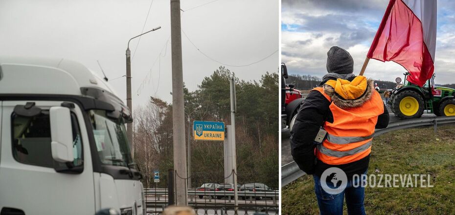 Blokada ukraińskiej granicy przez Polaków