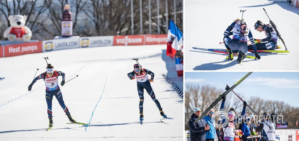 The Biathlon World Cup race was marked by an incredible denouement in the last meters. A video has been released