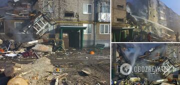 'Several floors fell one on top of the other': the SES told about the consequences of the Russian attack on a house in Sumy. Video
