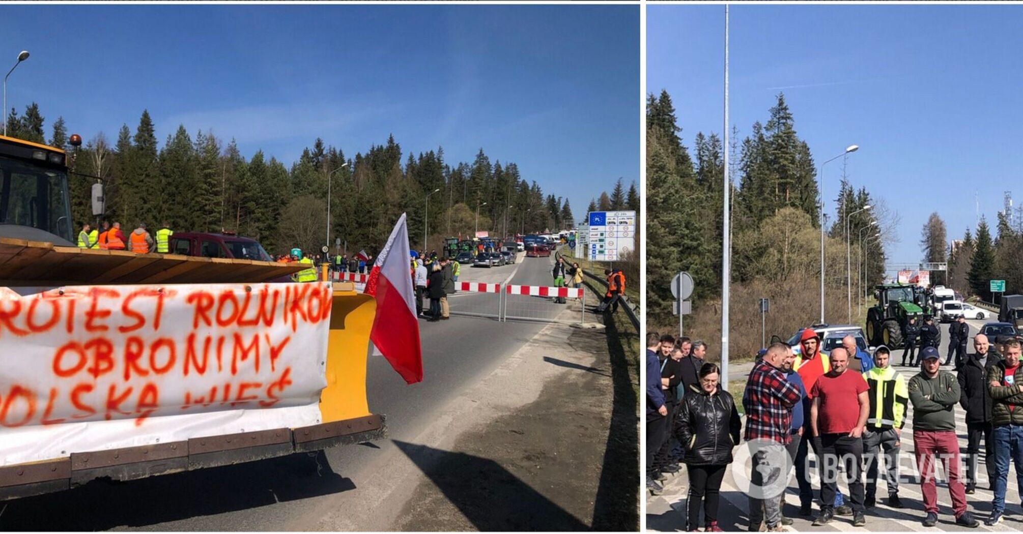 Poles start blockade of the border with Slovakia