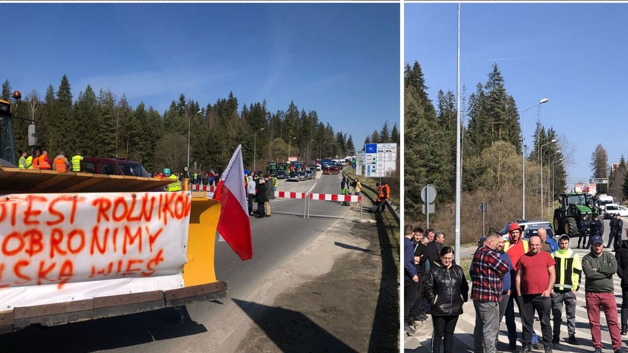 Polacy rozpoczynają blokadę granicy ze Słowacją
