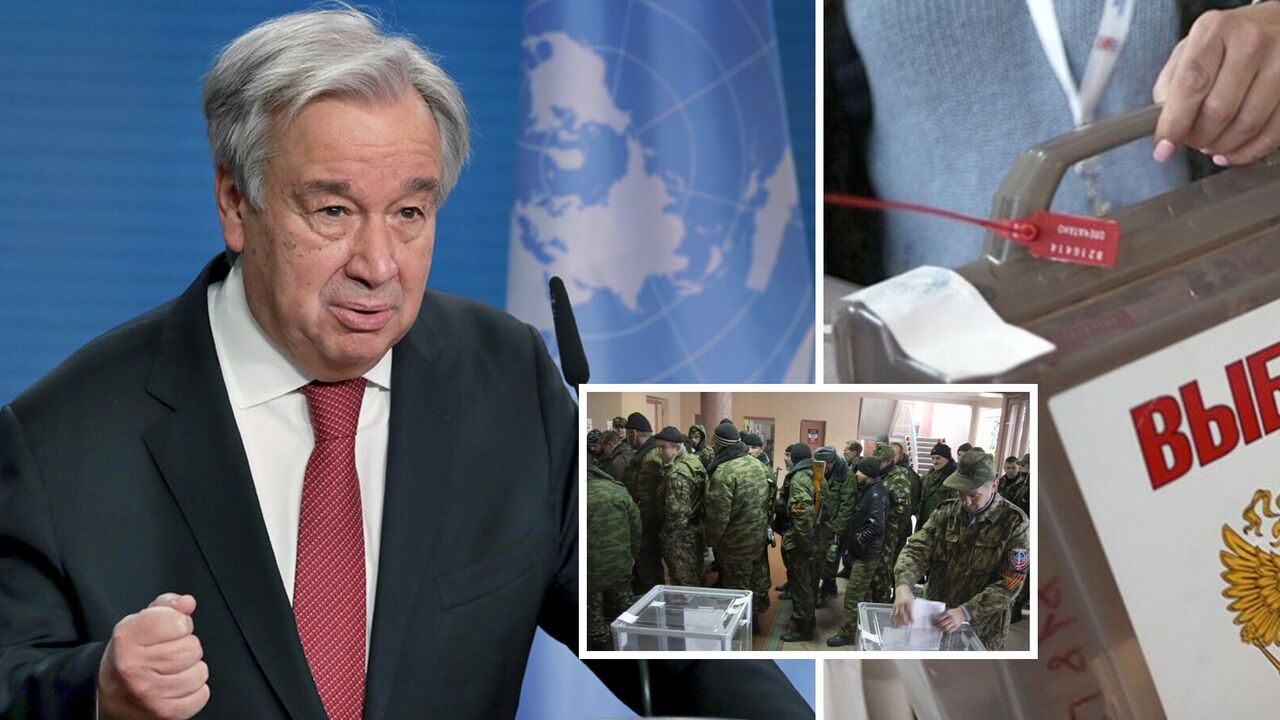 Sekretarz Generalny ONZ o "wyborach" Putina w okupowanych miastach: nie mają mocy prawnej