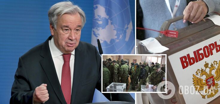 UN Secretary General on Putin's "elections" in occupied Ukrainian cities: null and void