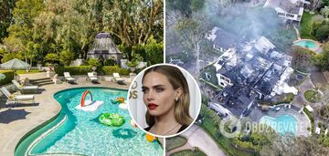 Bajeczna posiadłość słynnej modelki i aktorki Cary Delevingne za 7 milionów dolarów spłonęła doszczętnie: jak wyglądał dom przed i po pożarze