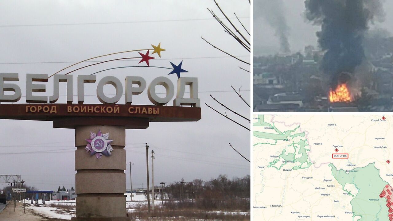 Burnt cars and smoke billowing: explosions in Belgorod after Russian army attempts to shoot down targets. Photos and video