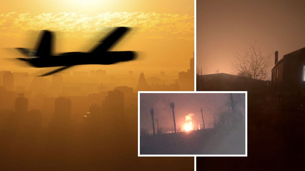 Drones attack Russian Krasnodar region: a refinery bursts into flames after loud explosions. Video