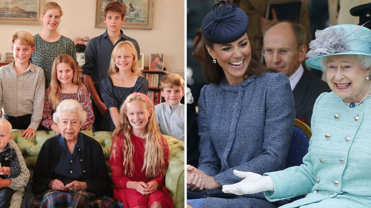 Traces of photoshop were also found on the portrait of the late Elizabeth II with children and grandchildren