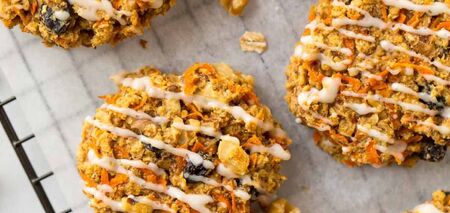Healthy carrot cookies for children: without eggs and sugar