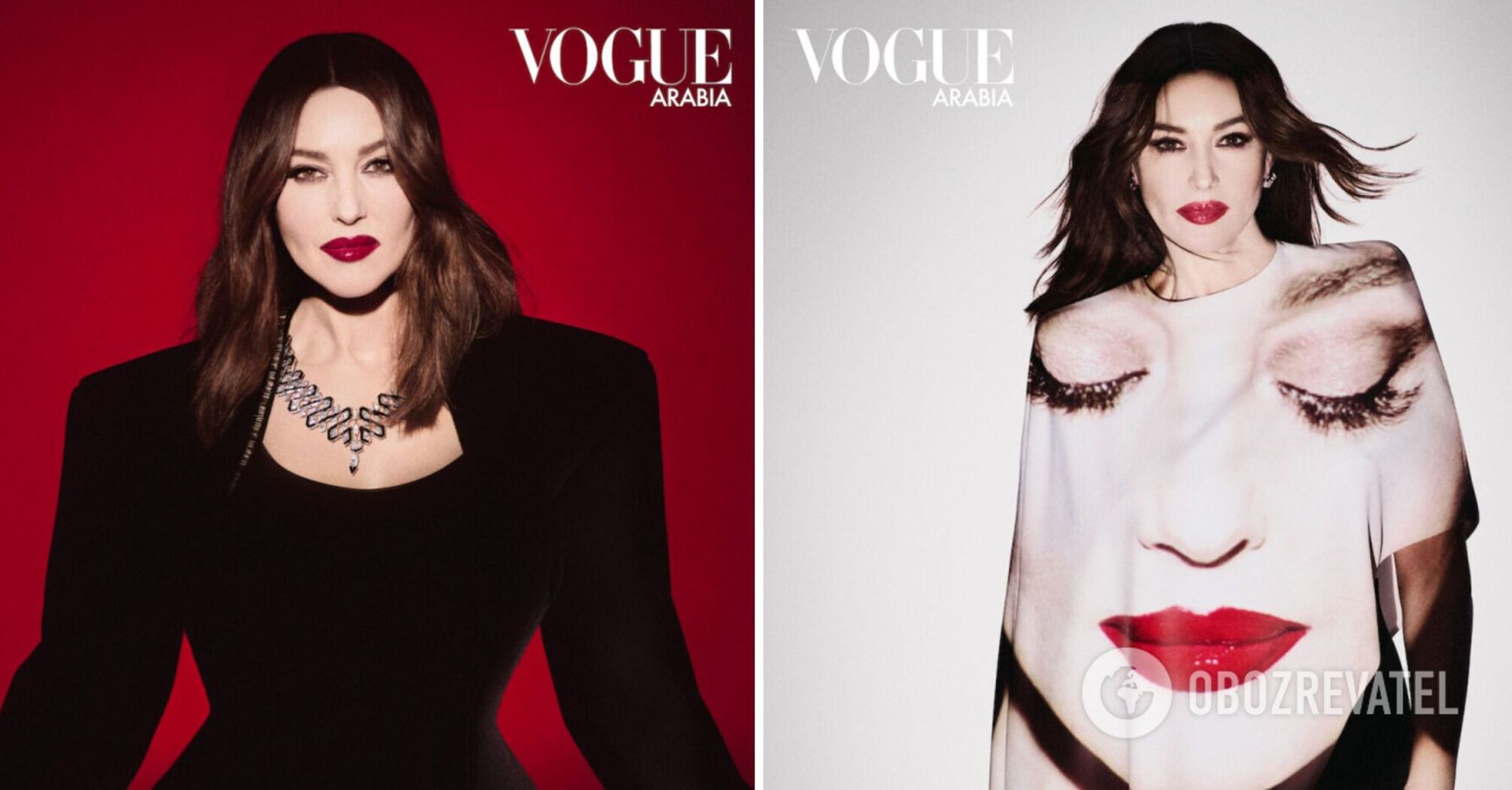 Perfect from head to toe: 59-year-old Monica Bellucci hits the cover of Vogue Arabia