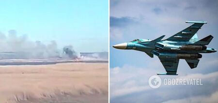 Ukrainian partisans have found where an enemy Su-34 aircraft was shot down in the Mariupol sector