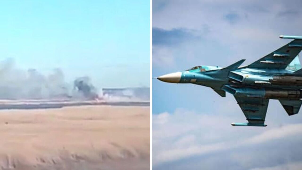 Ukrainian partisans have found where an enemy Su-34 aircraft was shot down in the Mariupol sector