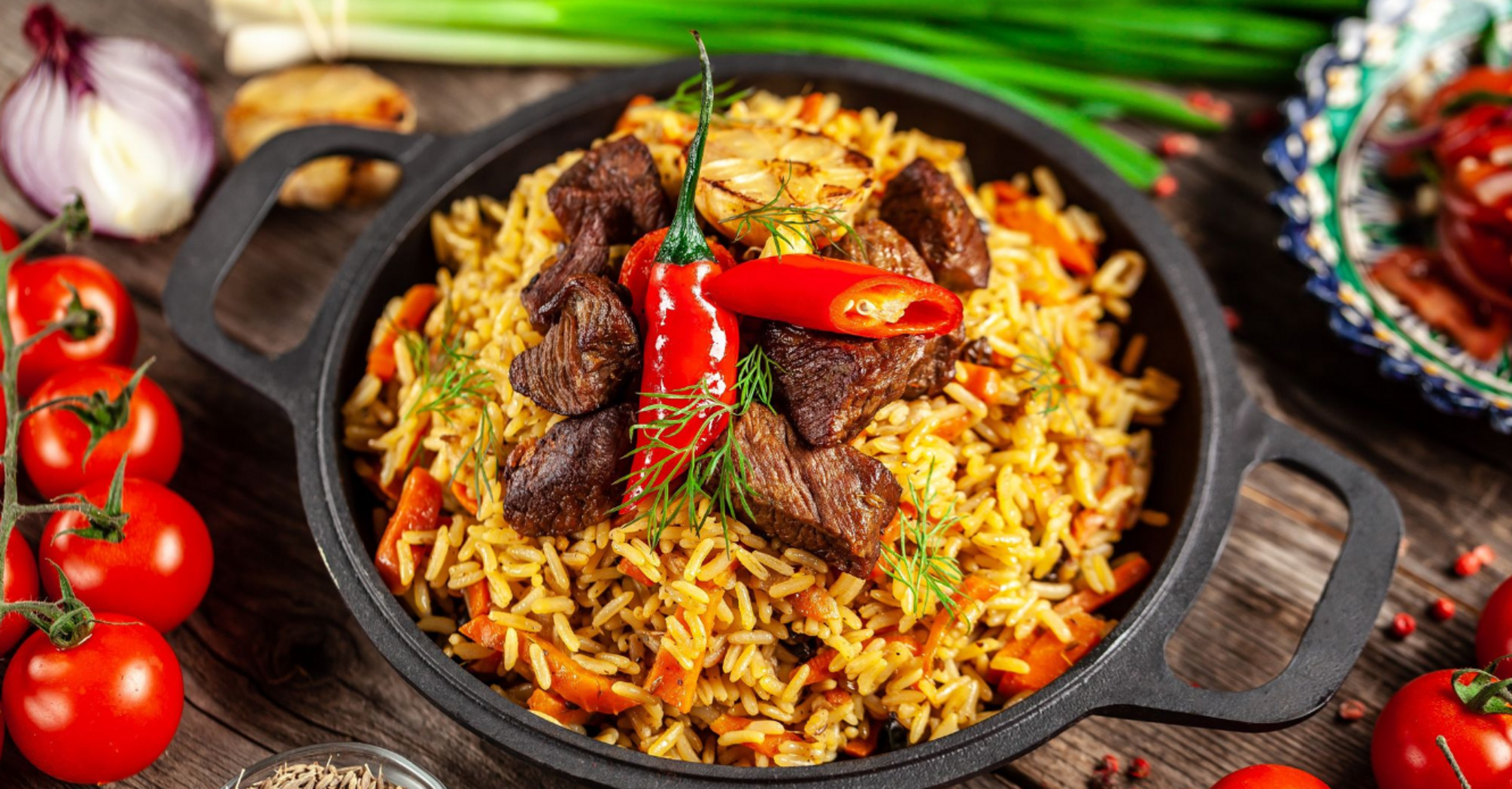 How to cook Uzbek pilaf in a cauldron: a recipe on the stove