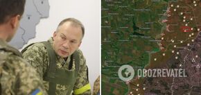 Syrskyi announces personnel reshuffle at the brigade level after visiting the frontline