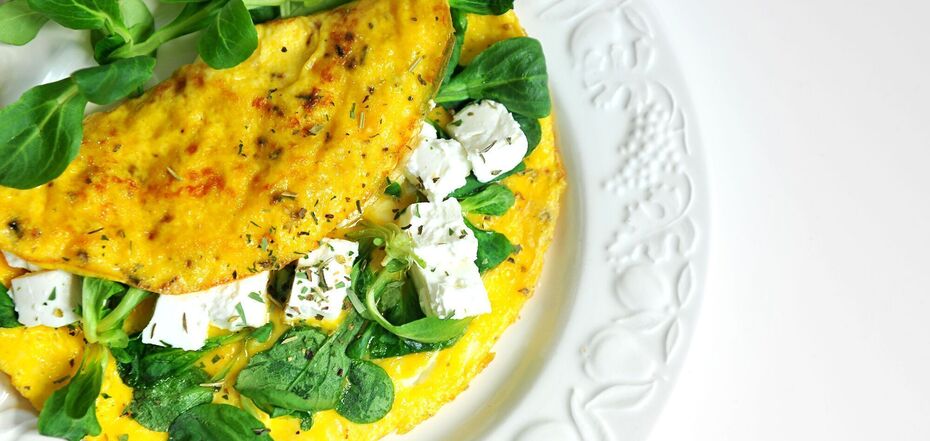 Omelette for breakfast