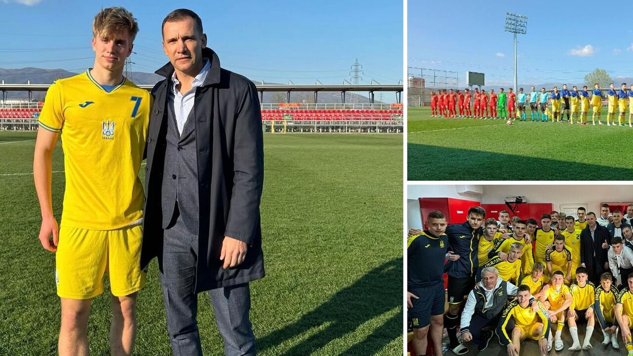 Debiut w drużynie narodowej! Syn Szewczenki pomógł Ukrainie wygrać elitarną rundę selekcji do Mistrzostw Europy w Piłce Nożnej U-19 2024