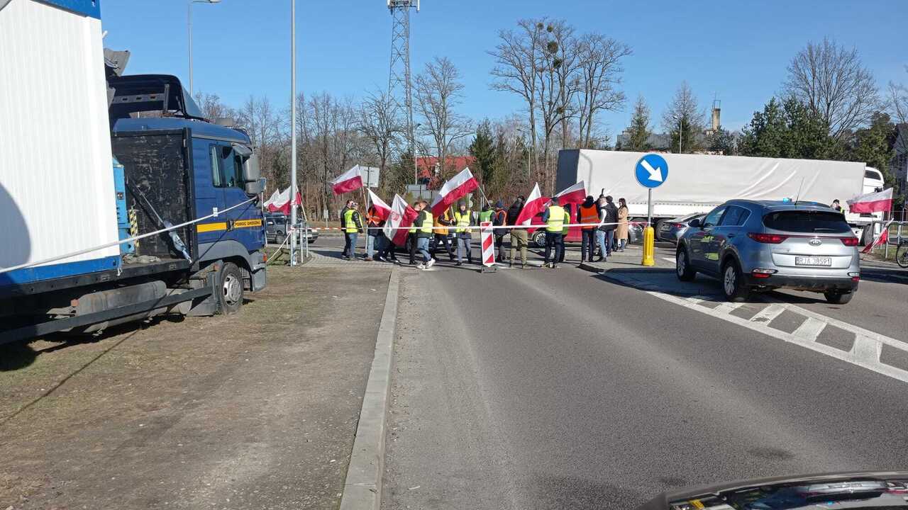 Polacy odblokowali ruch na jednym z punktów kontrolnych
