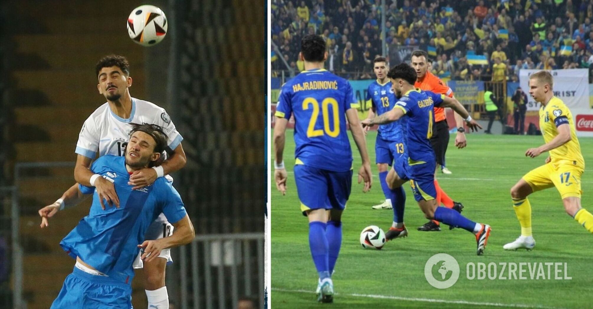 Bosnia refused to play Israel in the Euro 2024 playoffs after the defeat by Ukraine