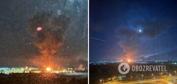 Rafineria ropy naftowej zapaliła się w regionie Samara w Rosji: domniemany atak drona. Zdjęcia i wideo