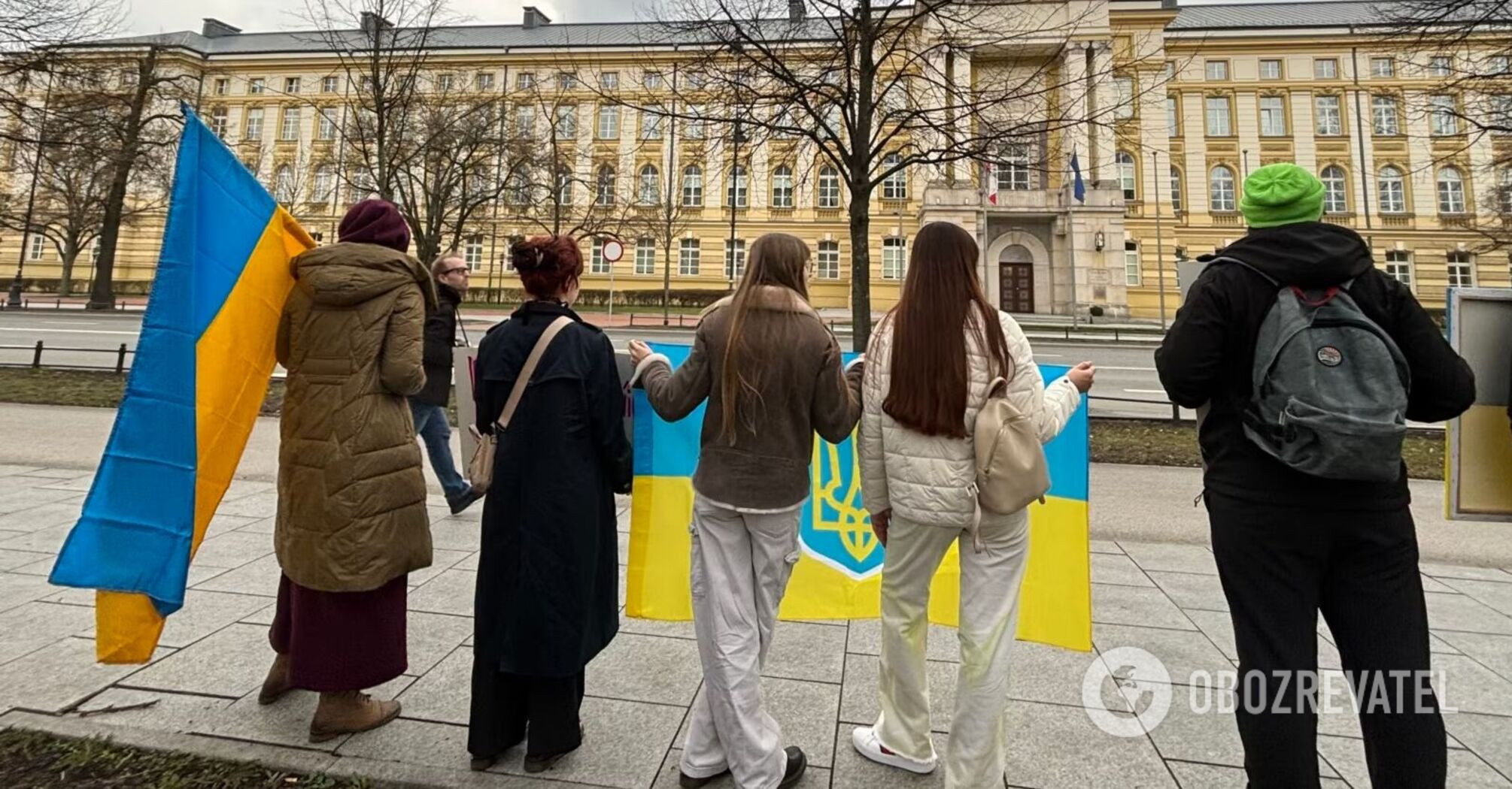 "The border is a lifeline": protest against Poland-Ukraine border blockage takes place in Warsaw. Photo