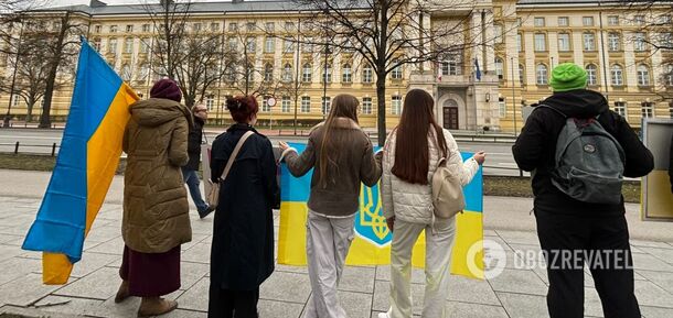 'Granica - linia życia': w Warszawie protestowano przeciwko blokadzie granicy z Ukrainą. Zdjęcia