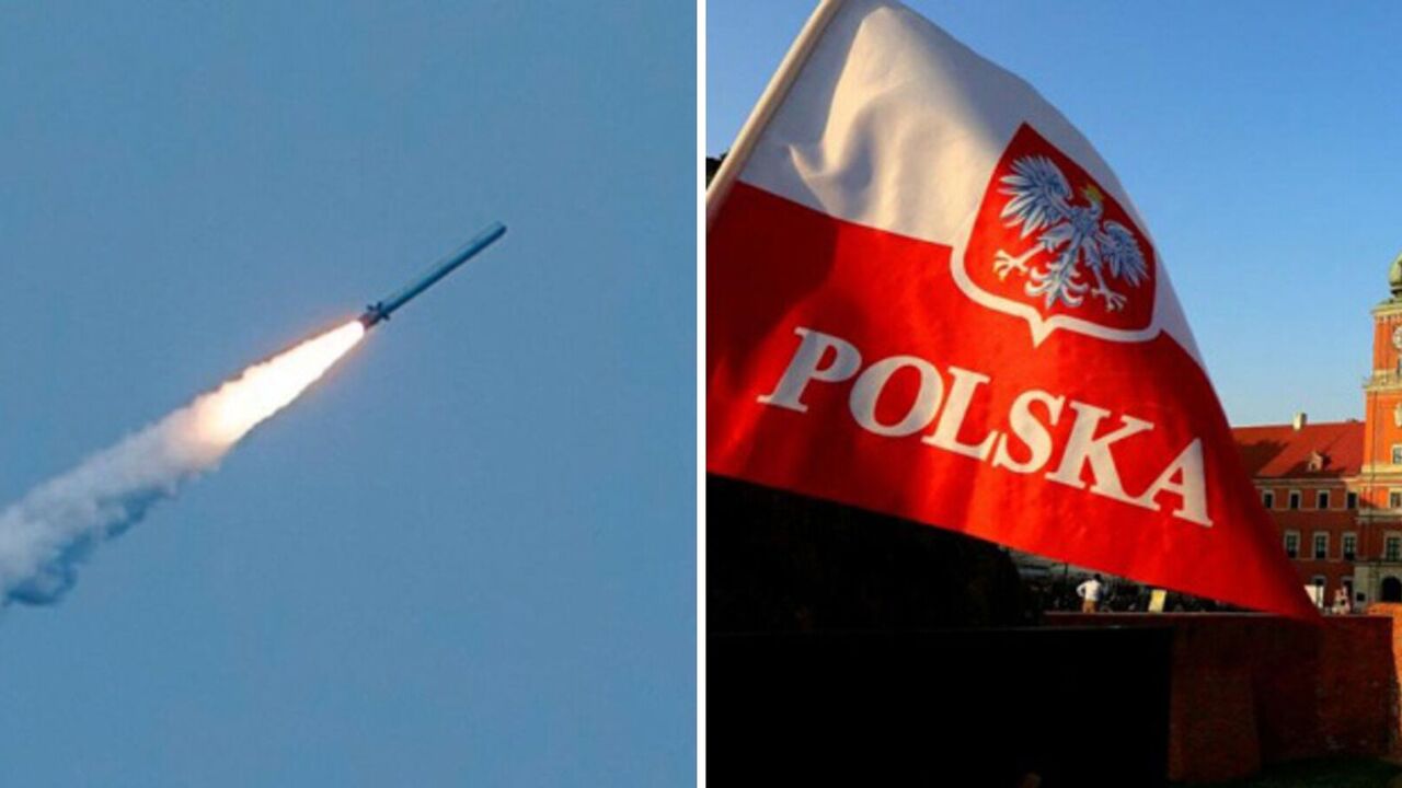 Rosyjska rakieta leci w nocy na terytorium Polski - polskie wojsko