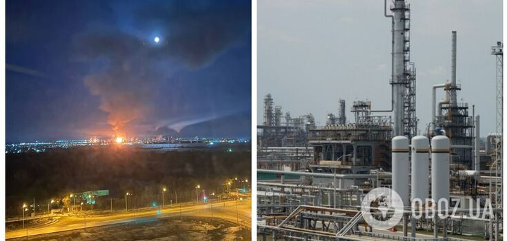 One of the oil refineries in Russia was shut down after the arrival of the invaders on March 23. Photo