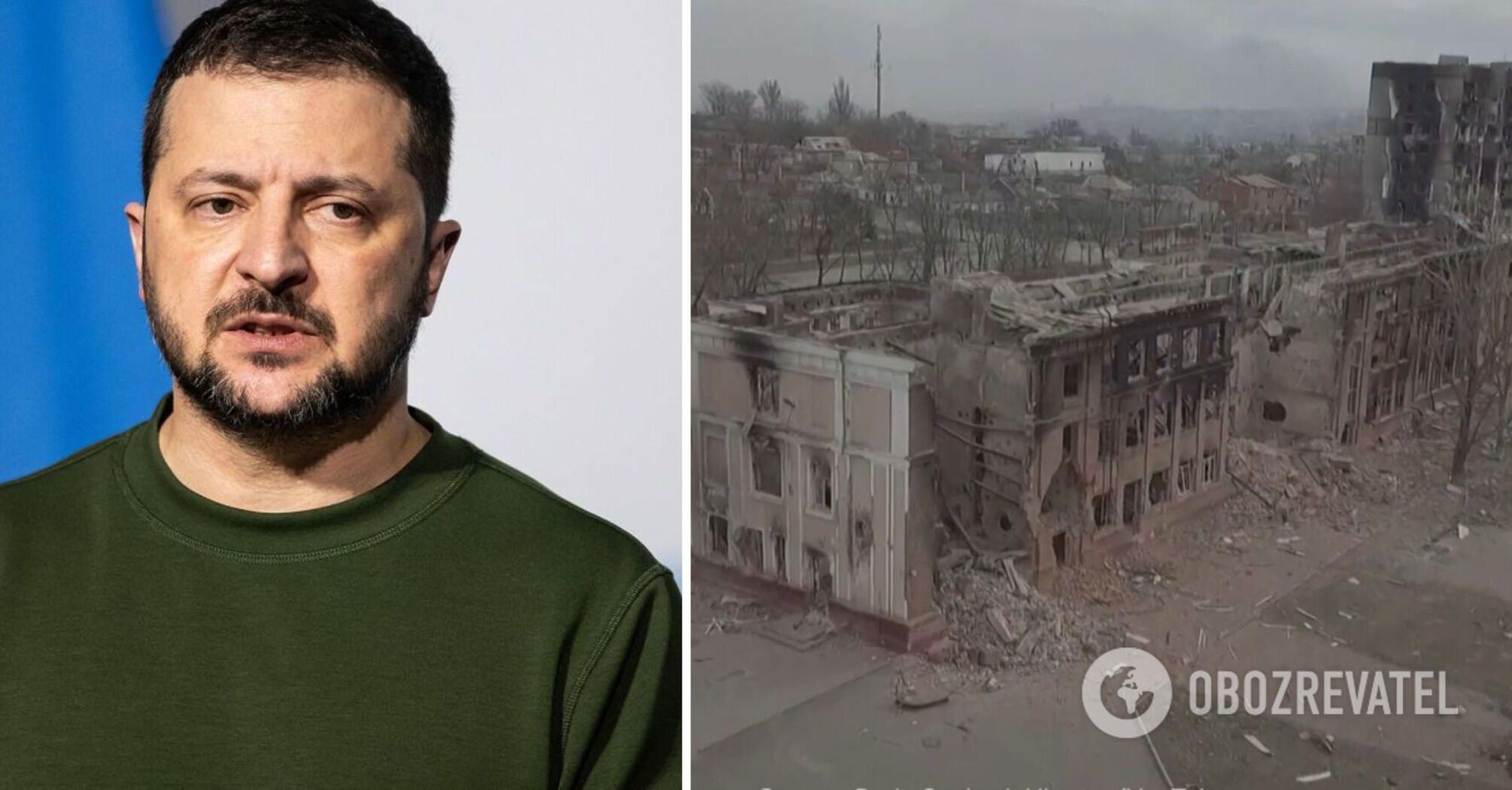 "Rosja musi przegrać": Zełenski pokazał ruiny ukraińskich miast po nadejściu "rosyjskiego pokoju"