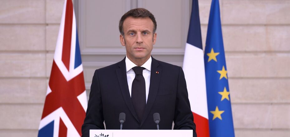 Emmanuel Macron poparł Ukrainę