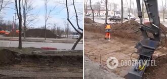 Occupiers in Mariupol destroy with excavators an archaeological site dating back to the 5th millennium B.C. Video