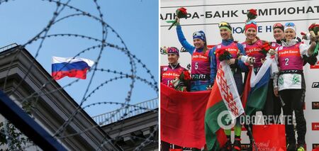 'Bali się': białoruski hymn został zakazany na Mistrzostwach Rosji w biathlonie, a zawodnikowi z Białorusi odmówiono złotego medalu