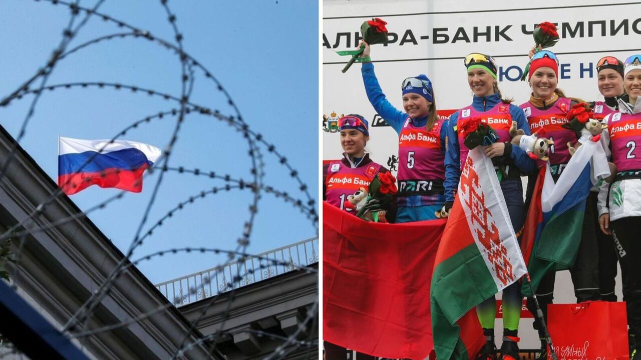 "Bali się": białoruski hymn został zakazany na Mistrzostwach Rosji w biathlonie, a zawodnikowi z Białorusi odmówiono złotego medalu
