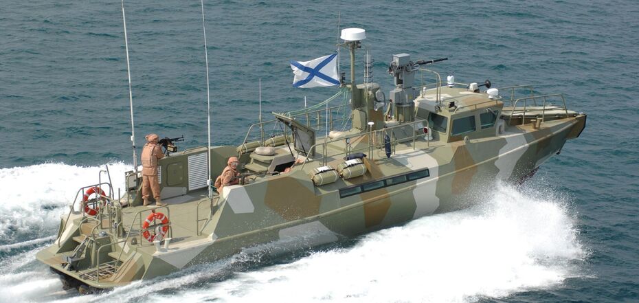 Rosyjska łódź patrolowa