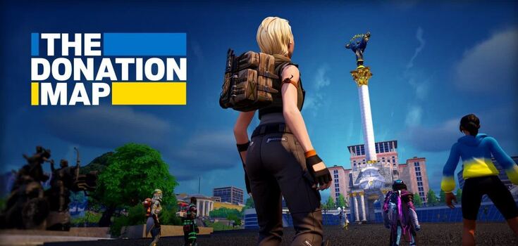 An exact replica of Maidan Nezalezhnosti appeared in Fortnite: how to open the map and why it will help to donate