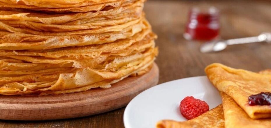 Recipe for thin pancakes