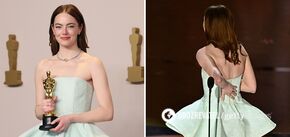 Ryan Gosling nie miał z tym nic wspólnego. Emma Stone, której sukienka pękła podczas Oscarów 2024, ujawniła prawdę o żenadzie
