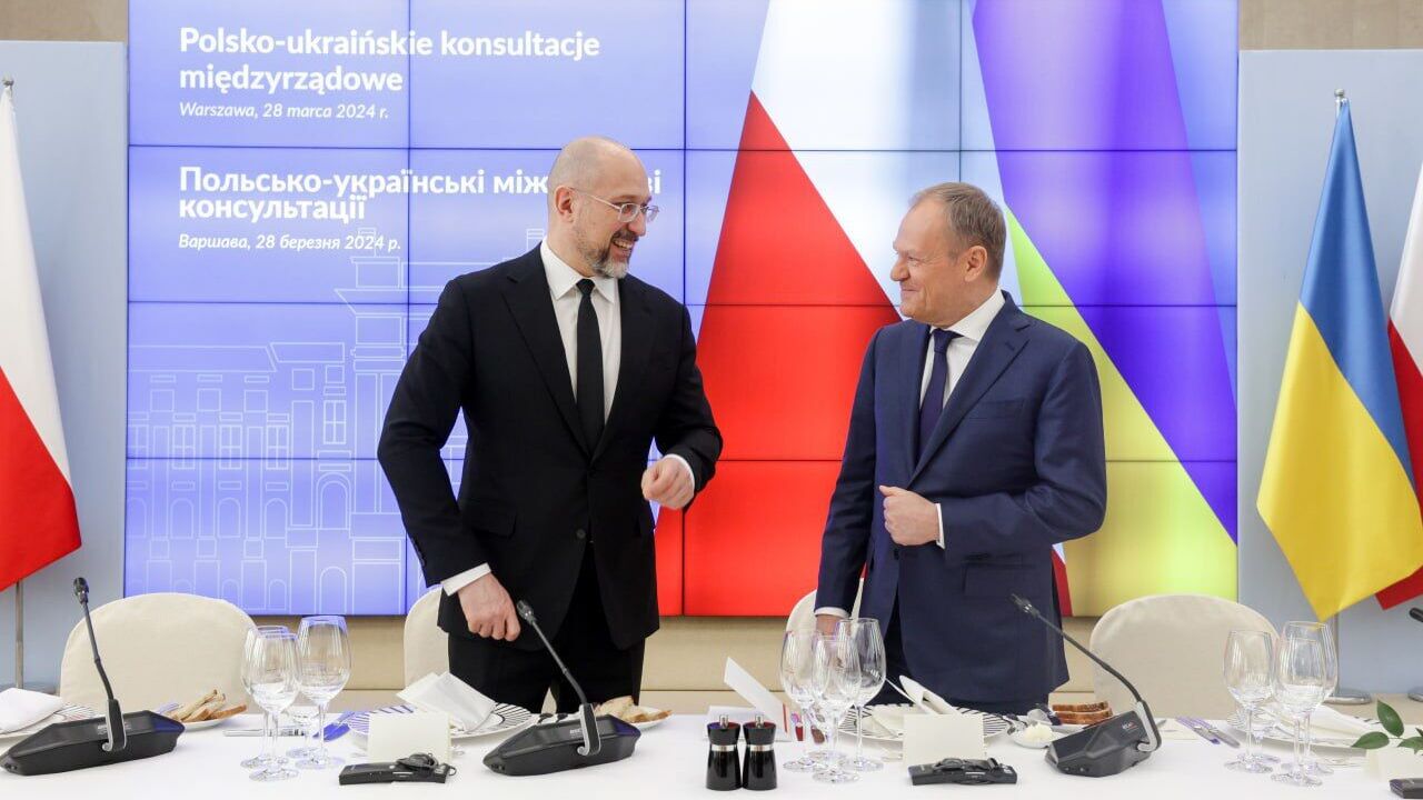 Premier Szmyhal w Polsce przeprowadził rozmowy na temat blokady granicy