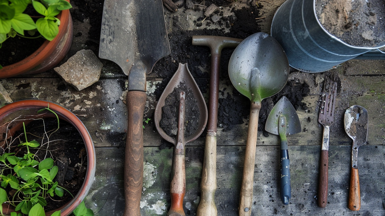 You do not have to throw them away: how to clean rusty garden tools